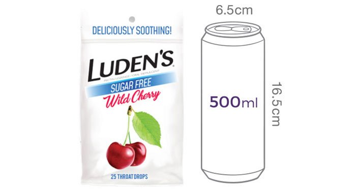 [루덴스] 슈가프리 와일드체리 캔디 75g