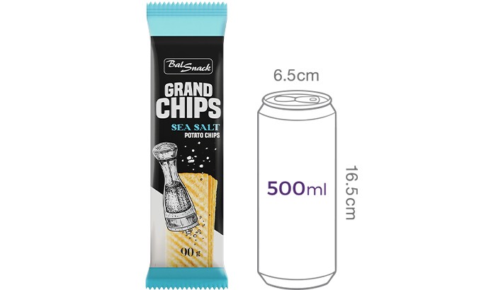 [발스낵] 그랜드 감자칩 (씨솔트)(90gX2개입)