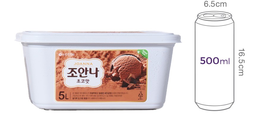 [롯데웰푸드] 조안나 초코 5L