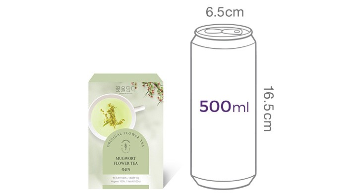 [꽃을담다] 쑥꽃 꽃송이차 10g