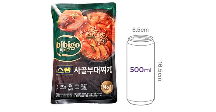 [비비고] 스팸부대찌개 (냉동)