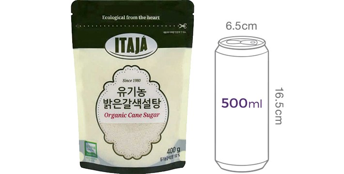 [이타자]유기농 밝은갈색설탕 400g