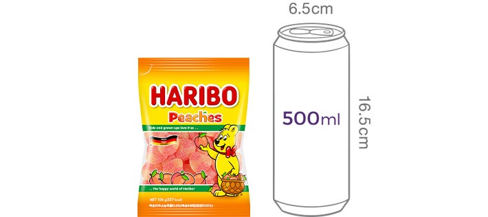 [하리보] 피치스 젤리 100g