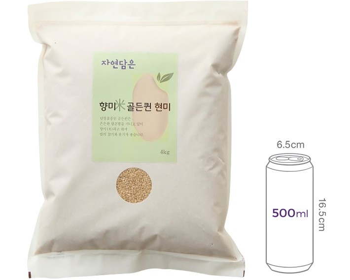 [자연담은] 골든퀸 2호 현미 4kg