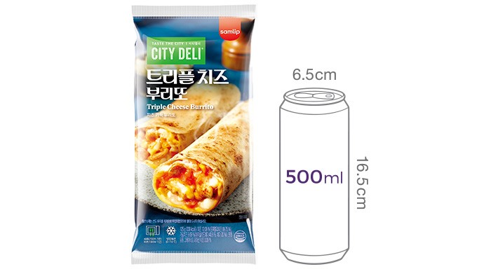 [시티델리] 트리플 치즈 브리또