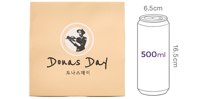 [도나스데이] 깨찰슈 4구 세트 (90gX4개입)