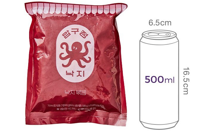 [압구정낙지] 낙지 볶음 500g