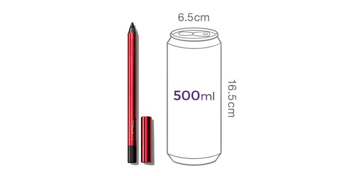 [맥] 인 익스트림 디멘션 24-아워 카잘 아이 라이너 #녹터나 컬렉션 - 블랙 