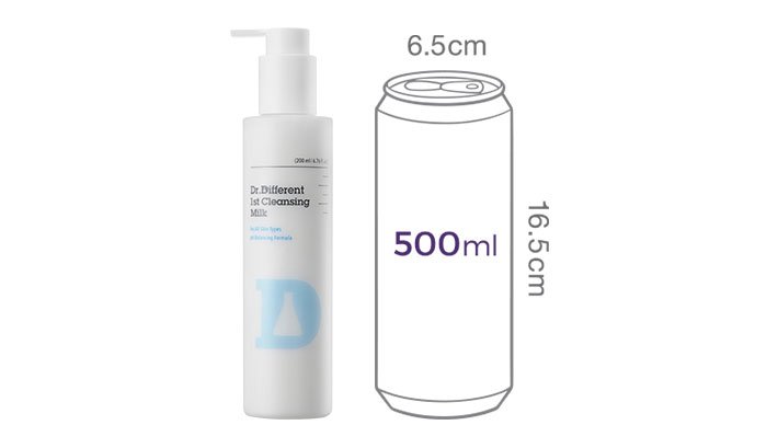 [닥터디퍼런트] 고보습 퍼스트 클렌징 밀크 200mL