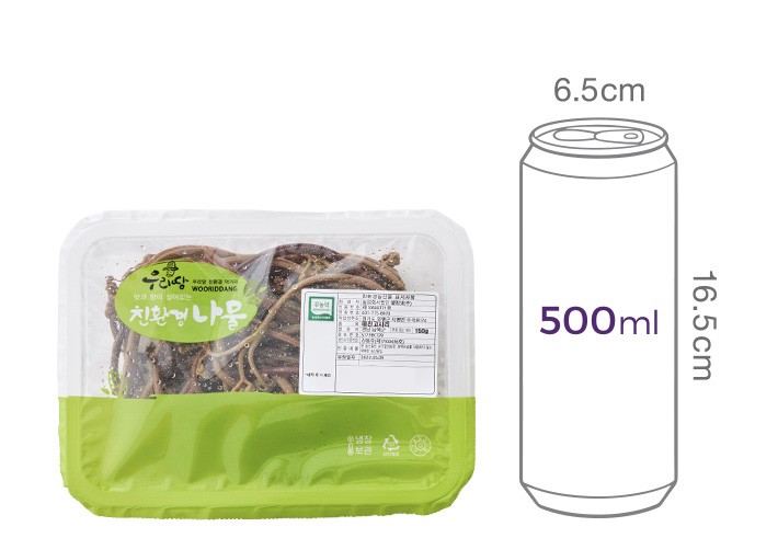 친환경 데친 고사리 150g