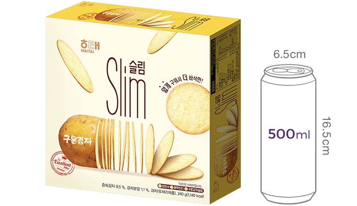 [해태] 구운감자 슬림 240g
