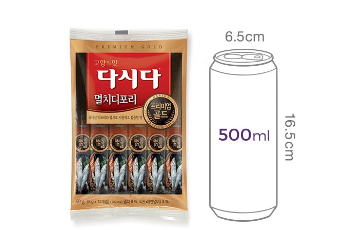 [다시다] 프리미엄 골드 멸치디포리 60g