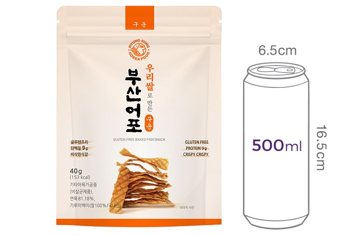 [부산어포] 우리쌀로 만든 구운 부산어포 40g