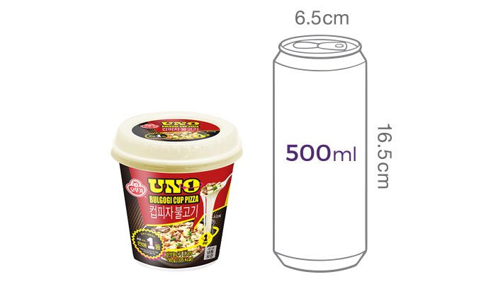 [오뚜기] UNO 떠먹는 컵피자 불고기 150g