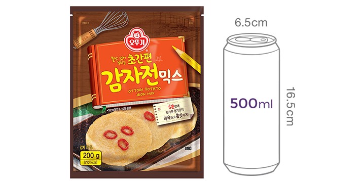 [오뚜기] 초간편 감자전 믹스 200g