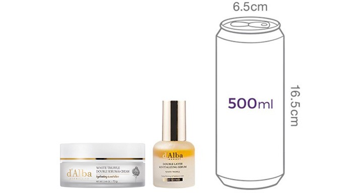 [달바] 화이트 트러플 더블 크림 70g + 더블 세럼 30ml 세트