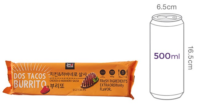 [도스타코스] 치킨&하바네로 살사 부리또