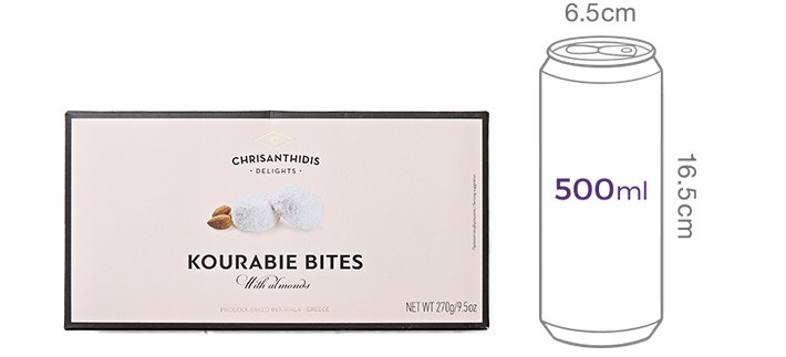 [쿠라비에] 화이트 스노우 쿠키 아몬드 270g