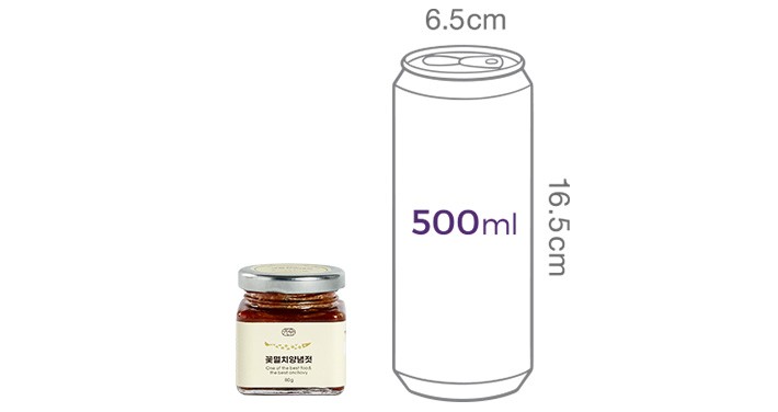 [광령] 제주 꽃멸치양념젓 80g