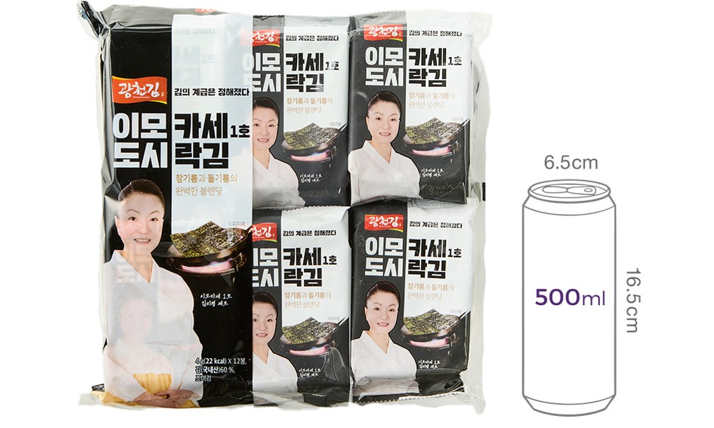[광천김] 이모카세 도시락김 4g X 12봉