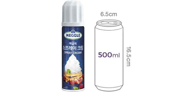 [MEGGLE] 스프레이 휘핑크림 250g