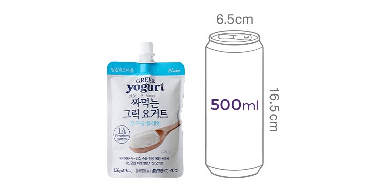 [임실치즈마을] 프로바이오요거트 설탕 무첨가 플레인 (120mL X 4개)