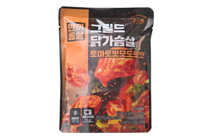 [한끼통살] 그릴드 닭가슴살 토마토뽀모도로맛 (1입)