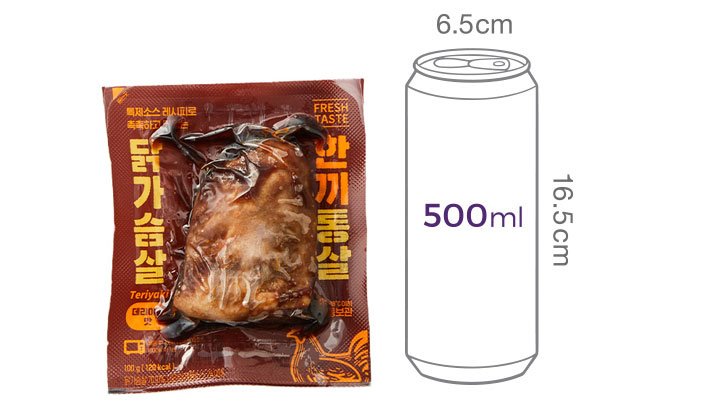 [한끼통살] 소스 닭가슴살 데리야끼맛 (1입)