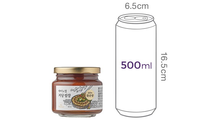 [마이노멀] 국산 100% 저당 쌈장 230g