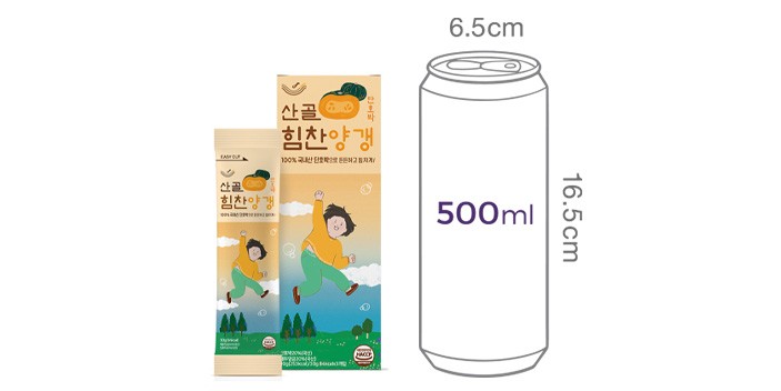 [에코맘의산골이유식] 산골 힘찬양갱 단호박 30g X 3개입