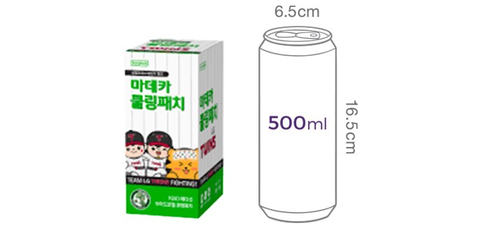 [동국제약] 마데카 쿨링패치 KBO에디션 4매 x 10개입 (LG)