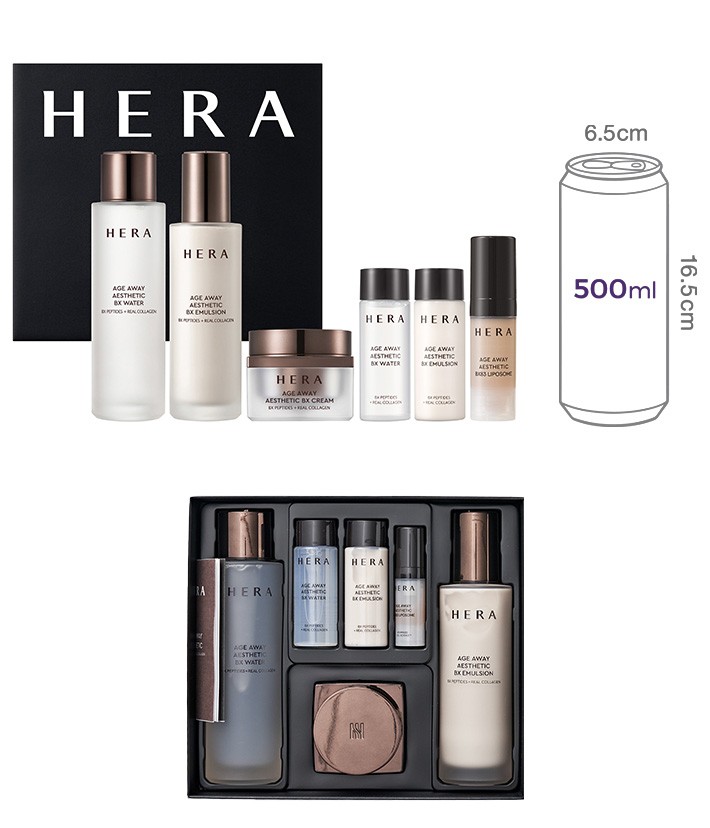 [헤라] 에이지 어웨이 에스테틱 3종 세트 (포장 패키지)