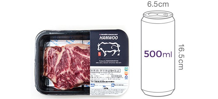 [태우한우] 1+ 한우 채끝 구이용 200g (냉장)