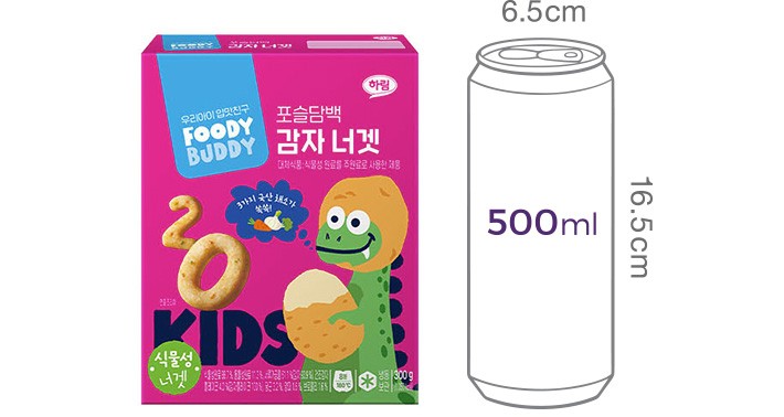 [푸디버디] 포슬담백 감자너겟 300g