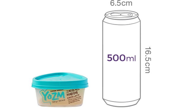 [YOZM] 카페라떼 그릭요거트 100g