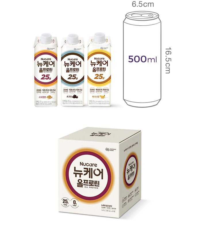 [대상웰라이프] 뉴케어 올프로틴 버라이어티팩 (6입)