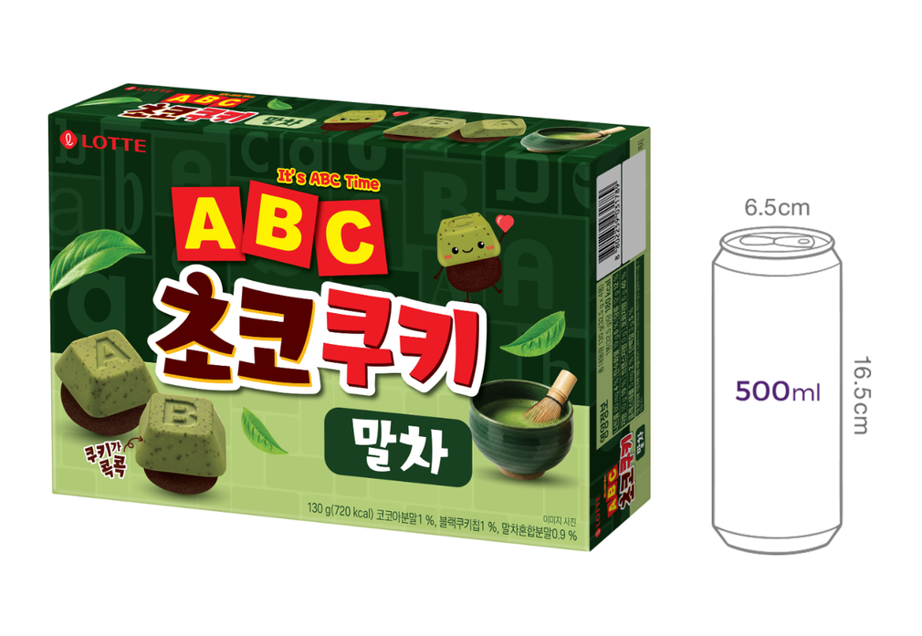 [롯데] ABC 초코쿠키 말차 130g