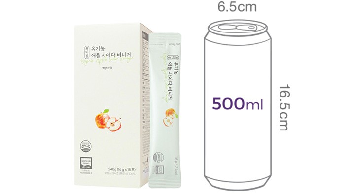 [프티봉] 유기농애플사이다비니거 스틱(16gx15)
