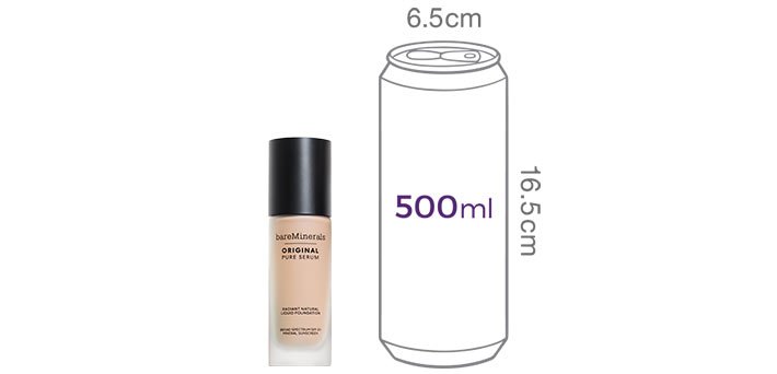 [베어미네랄] 오리지널 퓨어 세럼 래디언트 내츄럴 리퀴드 파운데이션 - 페어 쿨 1