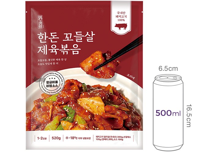 [미식생활] 한돈 꼬들살 제육볶음 520g