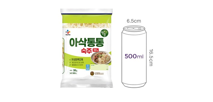 [CJ] 행복한콩 아삭통통숙주 380g