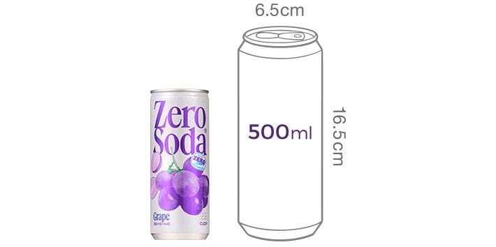 [클룹] 제로소다 포도 (250mL X 6개)