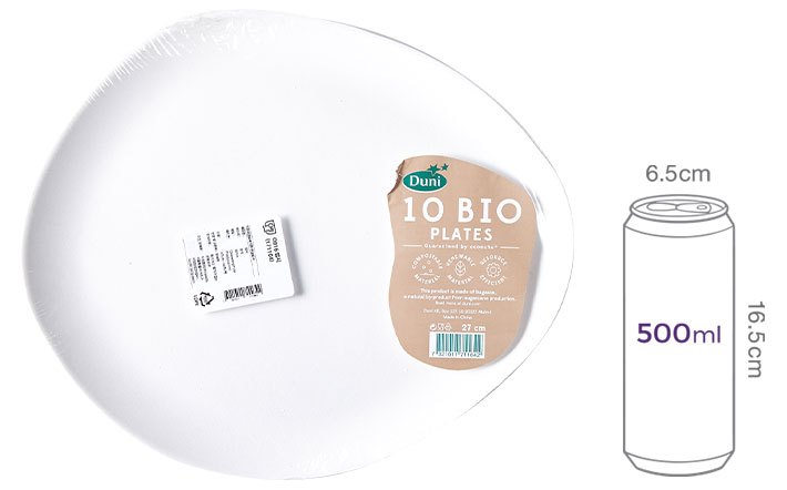 [듀니] 내추럴 플레이트 (27cm 10개입)