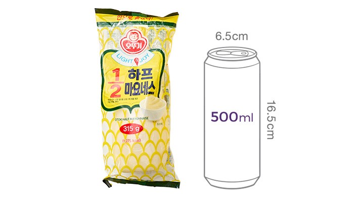 [오뚜기] 1/2 하프 마요네즈 315g