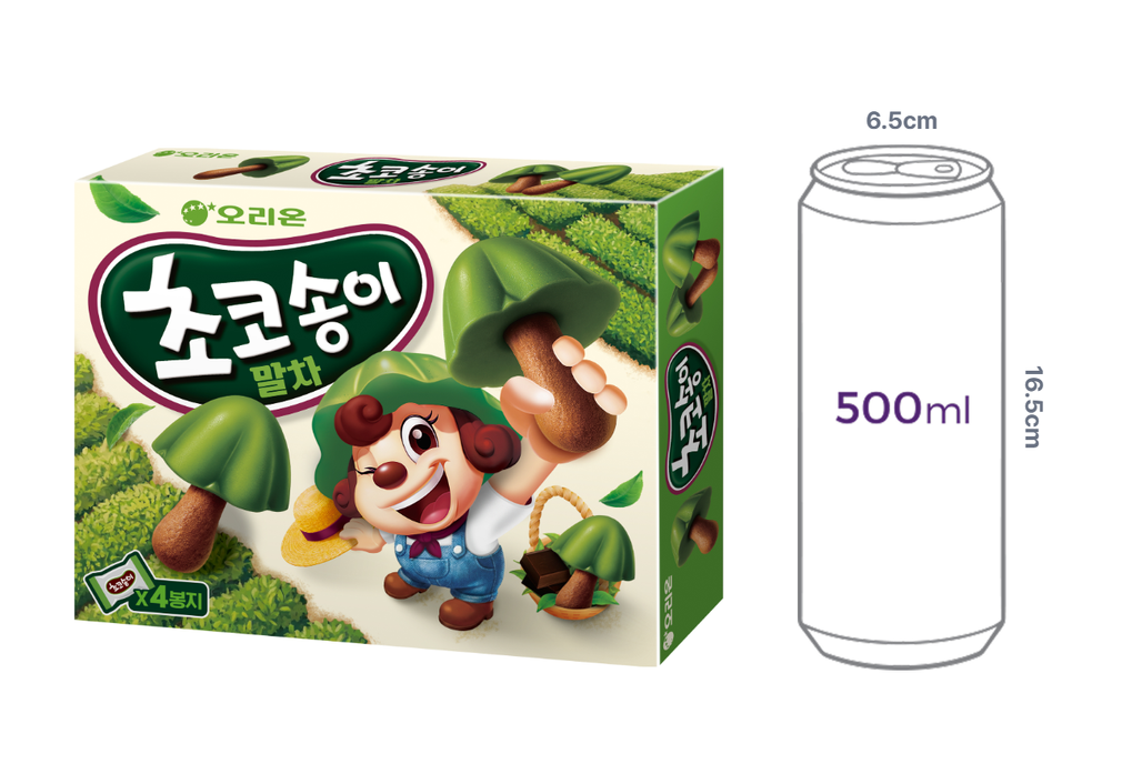 [오리온] 초코송이 말차케이크 144g