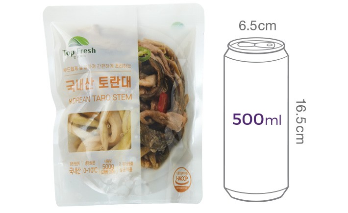 바로먹는 자숙 토란대 500g