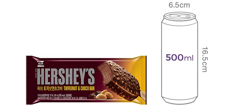 [허쉬] 토피넛바 (90mL X 3개)