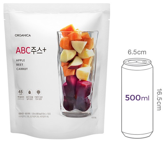 [올가니카] ABC+ 비가열 착즙주스 (100mL X 10개)