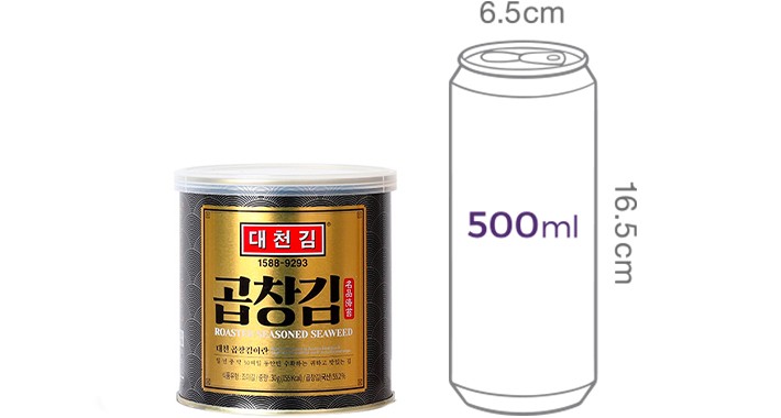 [대천김] 곱창 캔김 30g