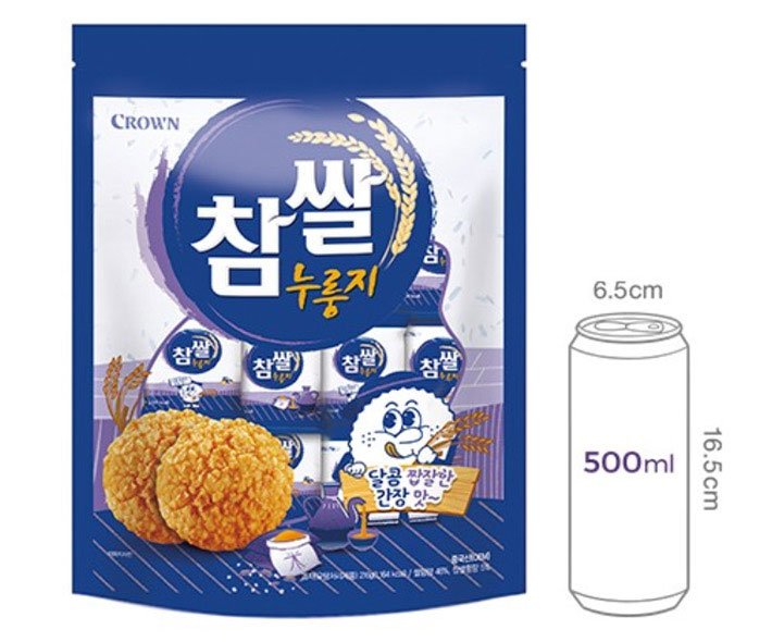 [크라운] 참쌀 누룽지 216g